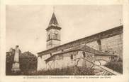 17 Charente Maritime CPA FRANCE 17 "La Chapelle des Pots, L'église et le monument aux morts'.