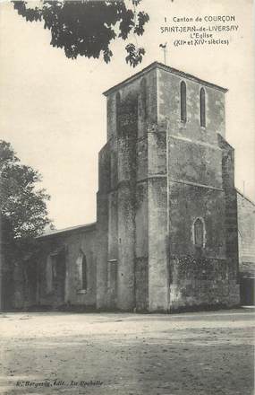 CPA FRANCE 17 "St Jean de Liversay, L'église".