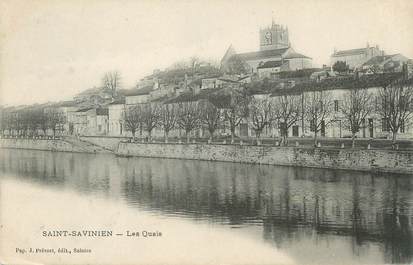 CPA FRANCE 17 "St Savinien, Les quais".