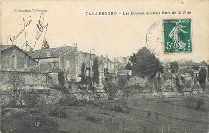 CPA FRANCE 17 "Taillebourg, Les douves, anciens murs de la ville"