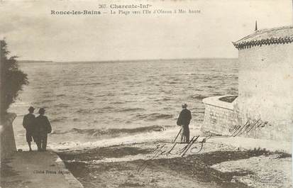 CPA FRANCE 17 "Ronce les Bains, La plage vers l'Ile d'Oléron à mer haute".
