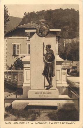 CPA FRANCE 73 "Aiguebelle, Le monument Albert Bernard".
