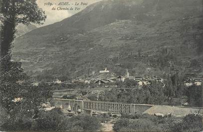 CPA FRANCE 73 " Aime, Le pont".