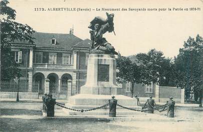 CPA FRANCE 73 " Albertville, Le monument aux morts".