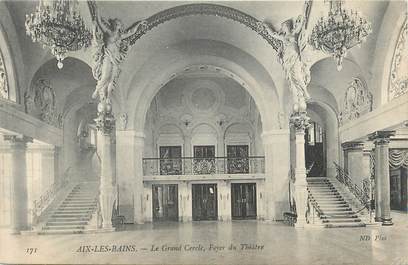 CPA FRANCE 73 " Aix les Bains, Le Grand Cercle Foyer du Théâtre"