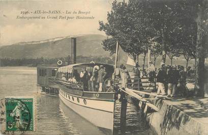 CPA FRANCE 73 " Aix les Bains, Lac du Bourget'.