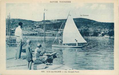 CPA FRANCE 73 " Aix les Bains, Le grand port".