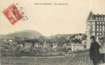 CPA FRANCE 73 " Aix les Bains, Vue générale".