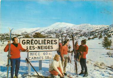 CPSM FRANCE 06 " Gréolières les Neiges"