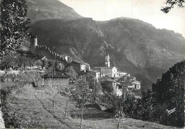 CPSM FRANCE 06 " Peira Cava, Le château, l'église".