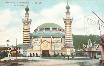 CPA BELGIQUE "Liège, le panorama" / EXPOSITION UNIVERSELLE 1905  