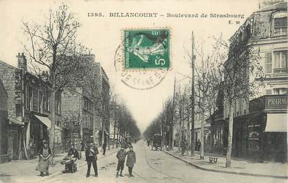 CPA FRANCE 92 "Billancourt, Boulevard de Strasbourg"