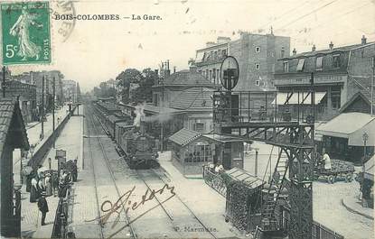 CPSM FRANCE 92 " Bois Colombes, La gare"