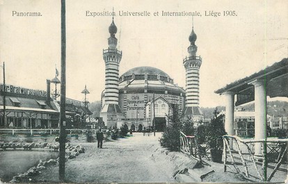 CPA BELGIQUE "Liège, panorama" / EXPOSITION UNIVERSELLE 1905  