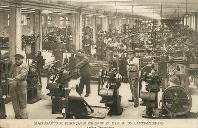 CPA FRANCE 42 " St Etienne, Manufacture Française d'Armes et Cycles de St Etienne, Atelier canonnerie"