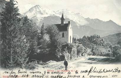 CPA FRANCE 74 " Servoz, La chapelle du lac"