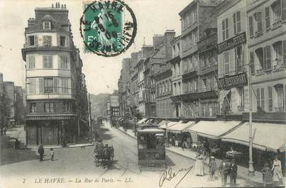 CPA FRANCE 76 "Le Hâvre, La rue de Paris"