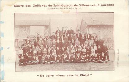 CPA FRANCE 92 " St Joseph de Villeneuve la Garenne, Oeuvre des Goëlands"