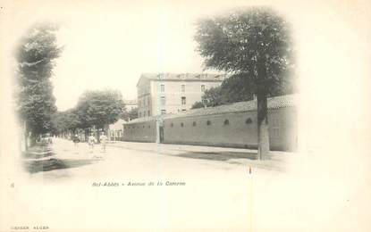CPA ALGERIE "Bel Abbès, avenue de la caserne"