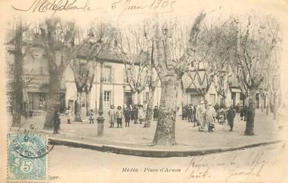 CPA ALGERIE "Médéah, place d'Armes"