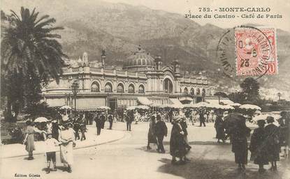 CPA MONACO "Monte Carlo, Place du Casino, Café de Paris"