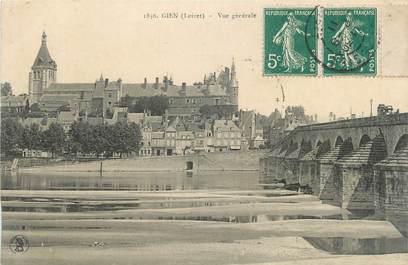 CPA FRANCE 45 " Gien, Vue générale"