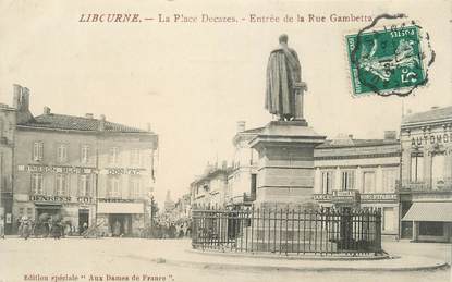 CPA FRANCE 33 " Libourne, La Place Decazes"