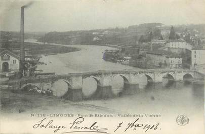 CPA FRANCE 87 " Limoges, Pont St Etienne"