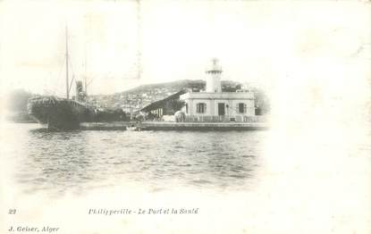 CPA ALGERIE "Philippeville, le port et la santé"