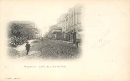 CPA ALGERIE "Philippeville, la rue nationale"