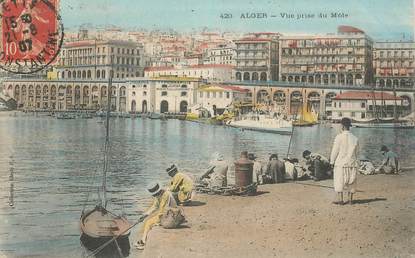 CPA ALGERIE "Alger, vue prise du Môle"