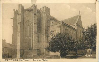 CPA FRANCE 87 " St Yrieix, L'église"