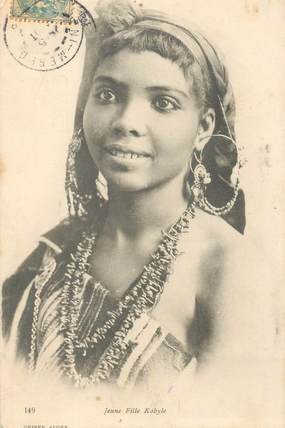 CPA ALGERIE "Jeune fille Kabyle"