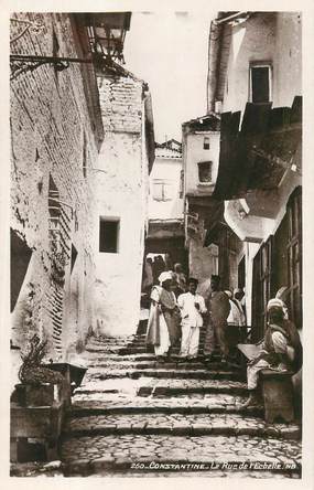 CPSM ALGERIE "Constantine, la rue de l'Echelle"