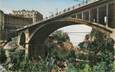 CPSM ALGERIE "Constantine, le pont Sidi M'Cid vu du pont d'El Kantara"