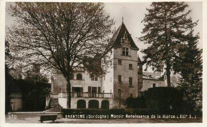 CPSM FRANCE 24 " Brantome, Manoir renaissance de la Hierce"