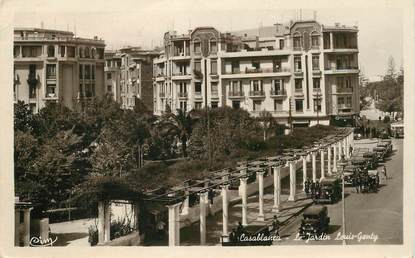 CPSM MAROC "Casablanca, le jardin Louis Genty"