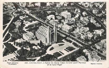 CPSM MAROC "Casablanca, l'Eglise du Sacré coeur"