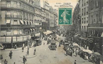 CPA FRANCE 75 "Paris 2ème, Rue Montmartre".