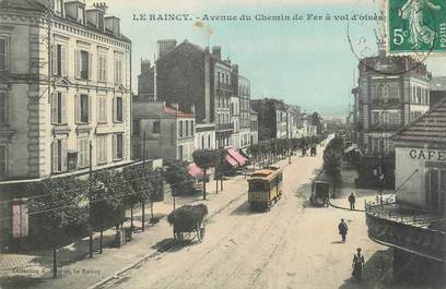 CPA FRANCE 93 " Le Raincy, Avenue du Chemin de Fer"