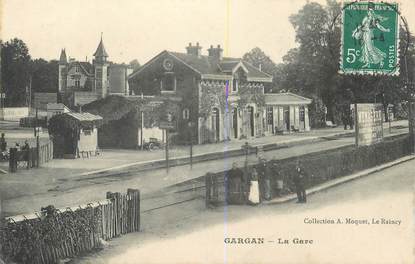 CPA FRANCE 93 " Livry Gargan, La gare'.