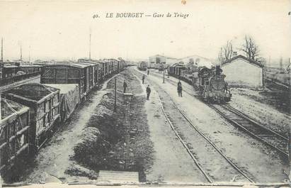 CPA FRANCE 93 " Le Bourget, Gare de triage"