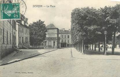 CPA FRANCE 93 " Sevran, La place"