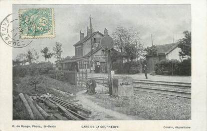CPA FRANCE 93 "La Courneuve, La gare'