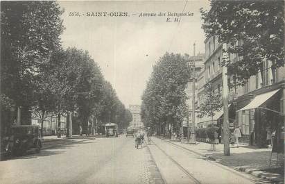 CPA FRANCE 93 " St Ouen, Avenue des Batignolles"