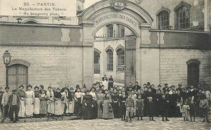 CPA FRANCE 93 " Pantin, La Manufacture de Tabacs"