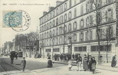 CPA FRANCE 93 " Pantin, La manufacture d'allumettes"