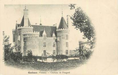 CPA FRANCE 86 "Quéaux, Château de Fougeré"