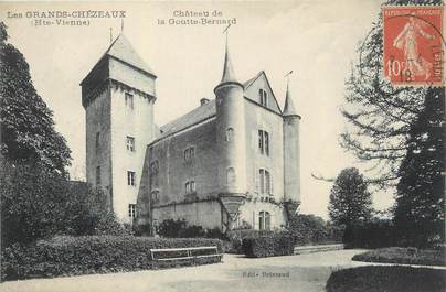 CPA FRANCE 87 " Les Grands Chézeaux, Château de la Goutte Bernard"