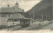 88 Vosge CPA FRANCE 88 " Gérardmer, L'Hôtel de Retournement et le tramway de la Schlucht"